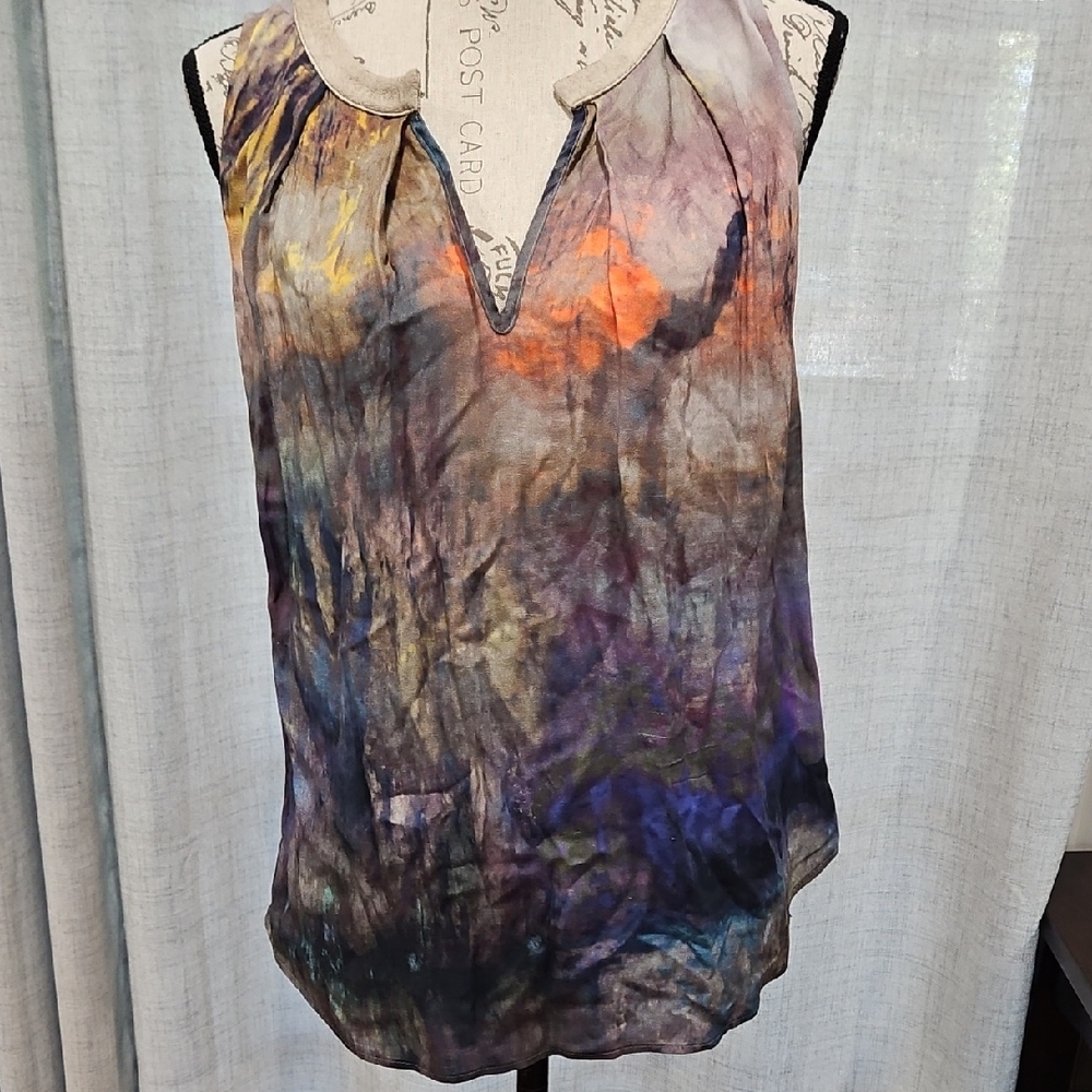 SW3 Bespoke Artistic Multicolor Blouse